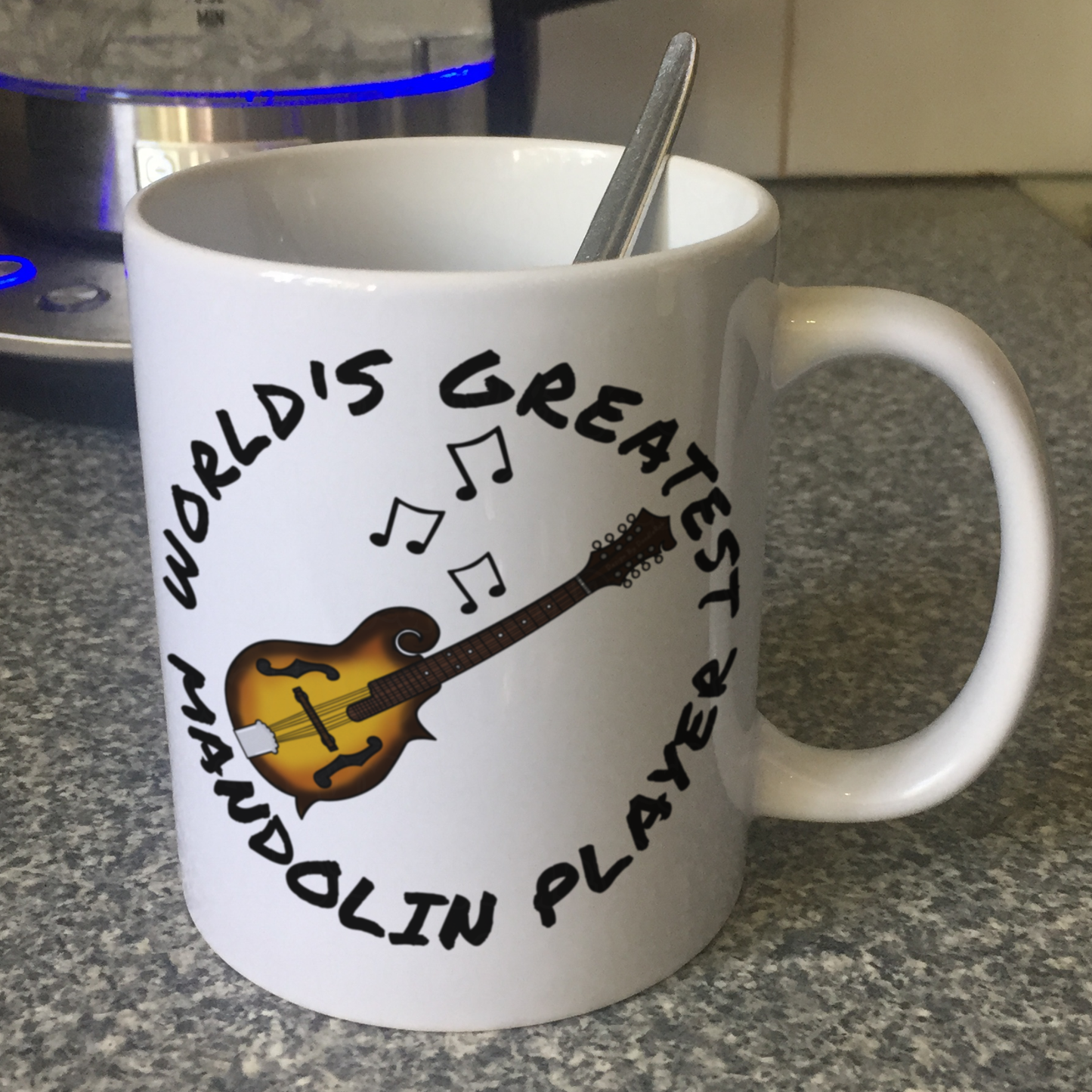 Mandolin Mug - World's Greatest Mandolin Player - Mandolinist Gift