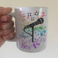 Singer Rainbow Mug - Singing Teacher Gift - Gift For Vocal Coach - Musician Mug