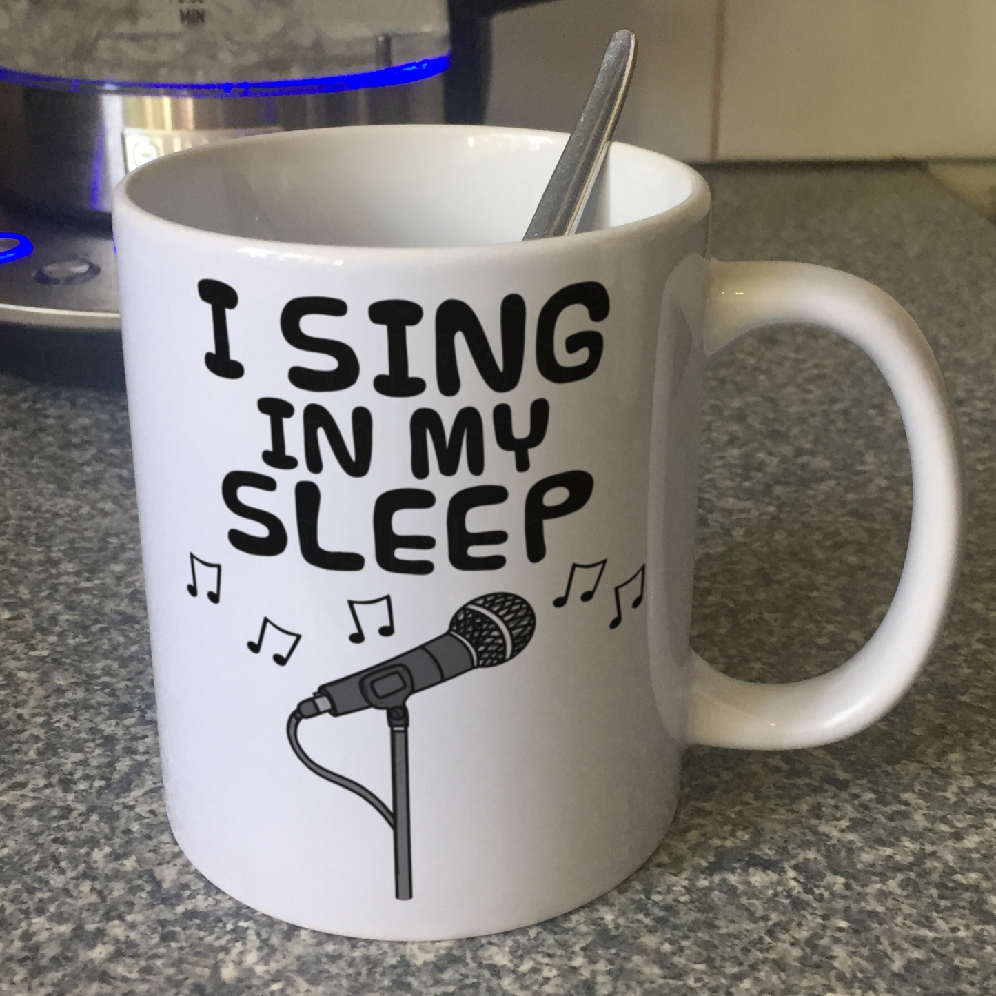 Funny Singer Mug -  I Sing In My Sleep - Vocalist Musician Gift