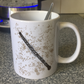 Oboe Paint Splatter Mug - Oboist Mug - Oboe Teacher Gift - Woodwind Musician Mug