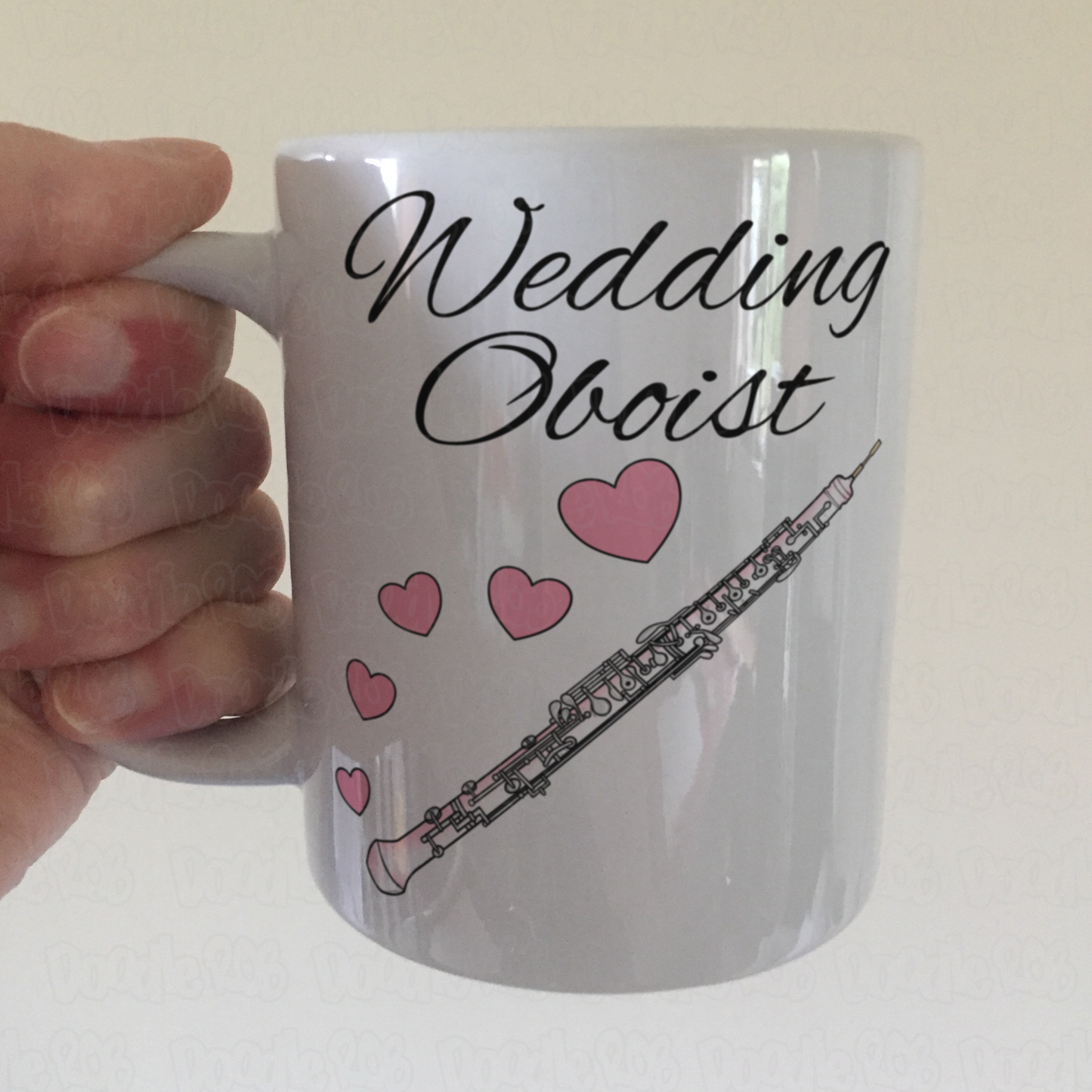 Oboe Wedding Mug - Oboist Woodwind Musician Gift