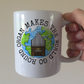 Church Organ Mug - Organ Makes The World Go Round - Church Organist Gift - Organ Teacher Mug