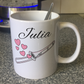 Trombone Wedding Personalised Mug - Trombonist Brass Musician Custom Gift