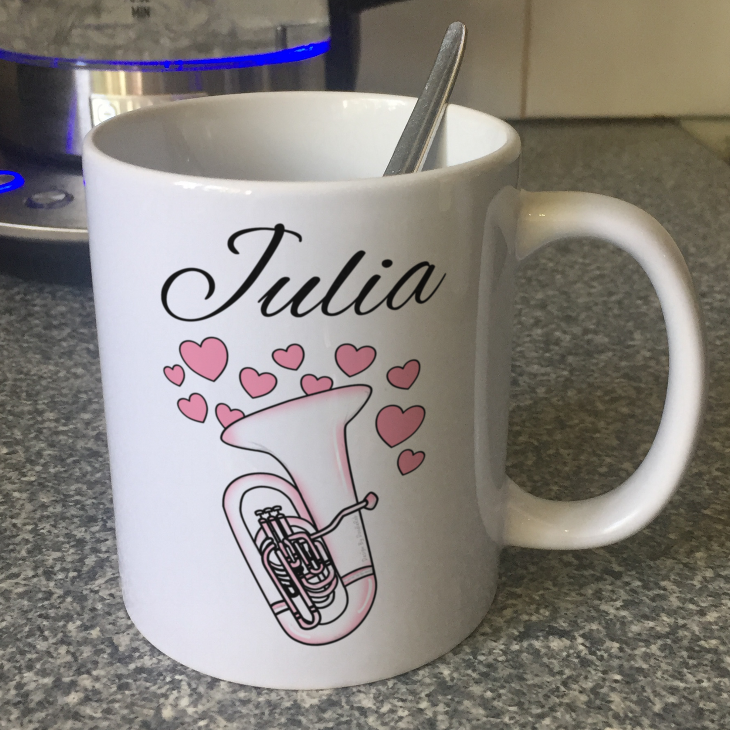Tuba Wedding Personalised Mug - Tubaist Brass Musician Custom Gift