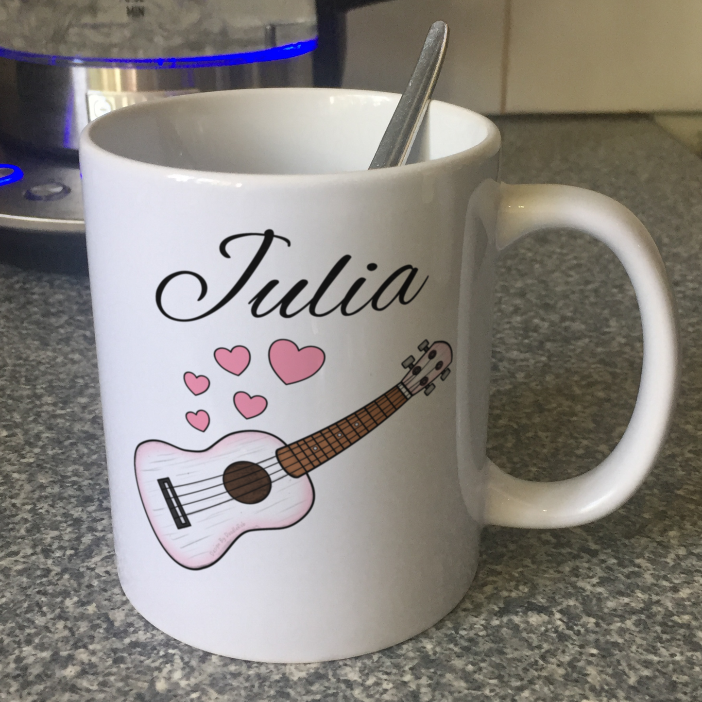 Ukulele Wedding Personalised Mug - Uke Player Musician Custom Gift