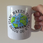 Piano Mug - Piano Makes The World Go Round - Pianist Mug - Gift For Piano Teacher