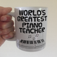 Piano Teacher Mug - World's Greatest Piano Teacher - Music Teacher Gift