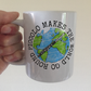 Piccolo Mug - Piccolo Makes The World Go Round - Piccoloist Mug - Woodwind Teacher Gift
