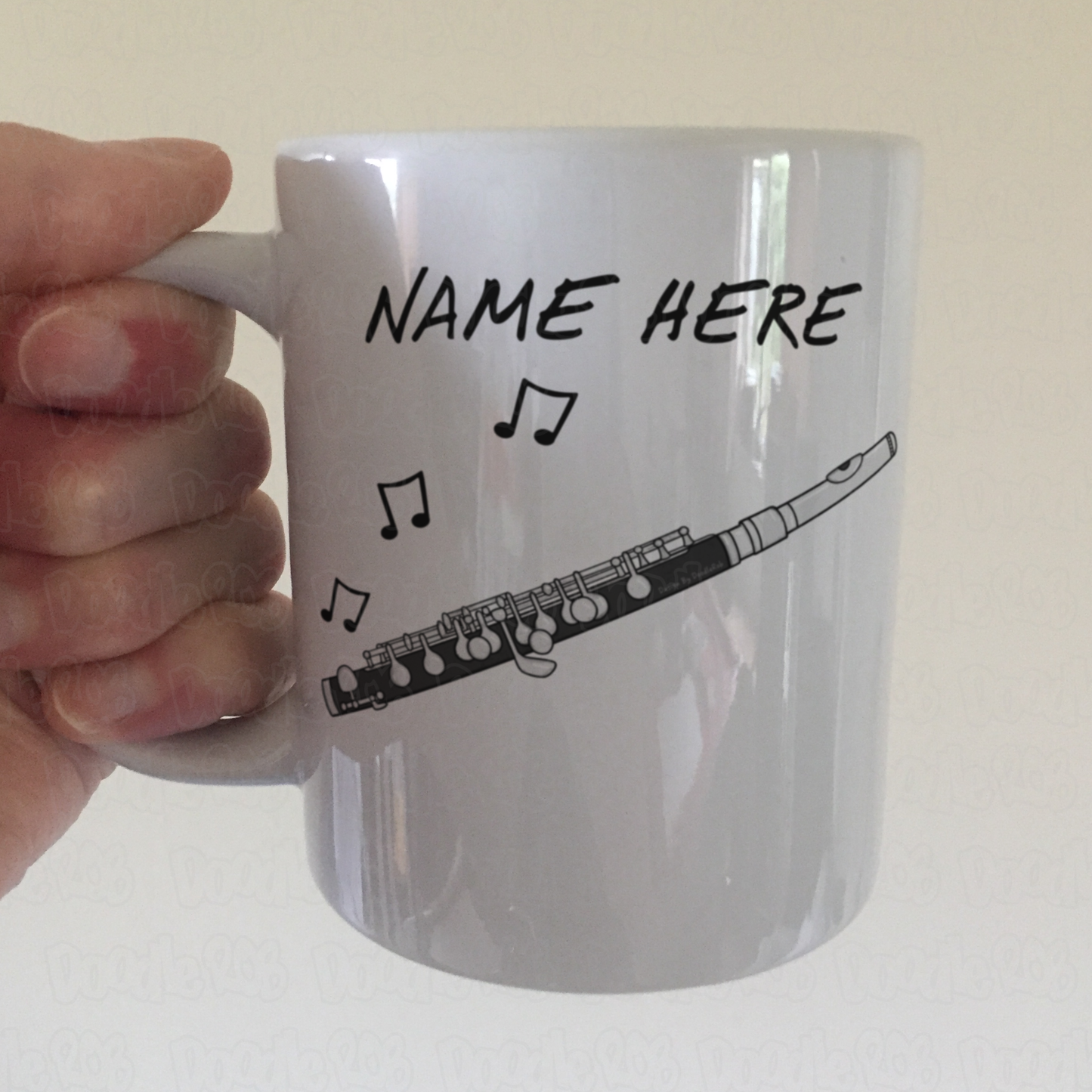 Piccolo Personalised Mug - Custom Piccoloist Mug - Woodwind Musician Gift