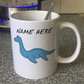 Plesiosaurus Personalised Mug - Underwater Dinosaur - Custom Dinosaur Gift