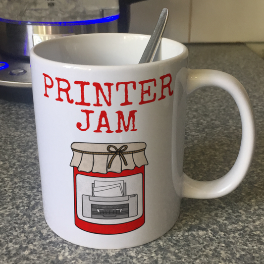 Funny Office Mug - Printer Jam - Computer Technician Gift - IT Humour Mug