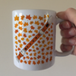 Autumn Recorder Mug (Leaves) - Gift For Recorderist - Woodwind Musician Gift For Fall or Thanksgiving