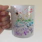 Recorder Player Mug (Rainbow) - Gift For Recorderist - School Music Teacher Gift - Woodwind Musician Mug