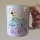 Recorder Player Mug (Rainbow) - Gift For Recorderist - School Music Teacher Gift - Woodwind Musician Mug