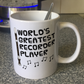 Recorder Player Mug - World's Greatest Recorder Player - Music Teacher Gift
