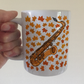 Autumn Saxophone Mug (Leaves) - Saxophonist Mug - Sax Player - Gift For Fall or Thanksgiving