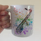 Saxophone Rainbow Mug - Gift For Saxophonist - Sax Player Mug - Woodwind Teacher Gift
