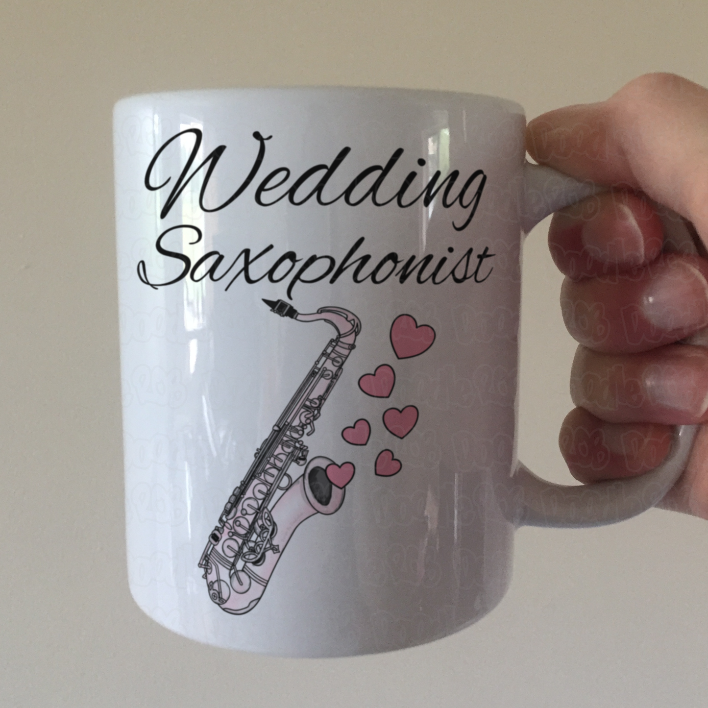 Saxophone Wedding Mug - Saxophonist Musician Gift