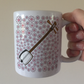 Shamisen Floral Mug - Japanese Musician Gift - Gift For Japan Lover