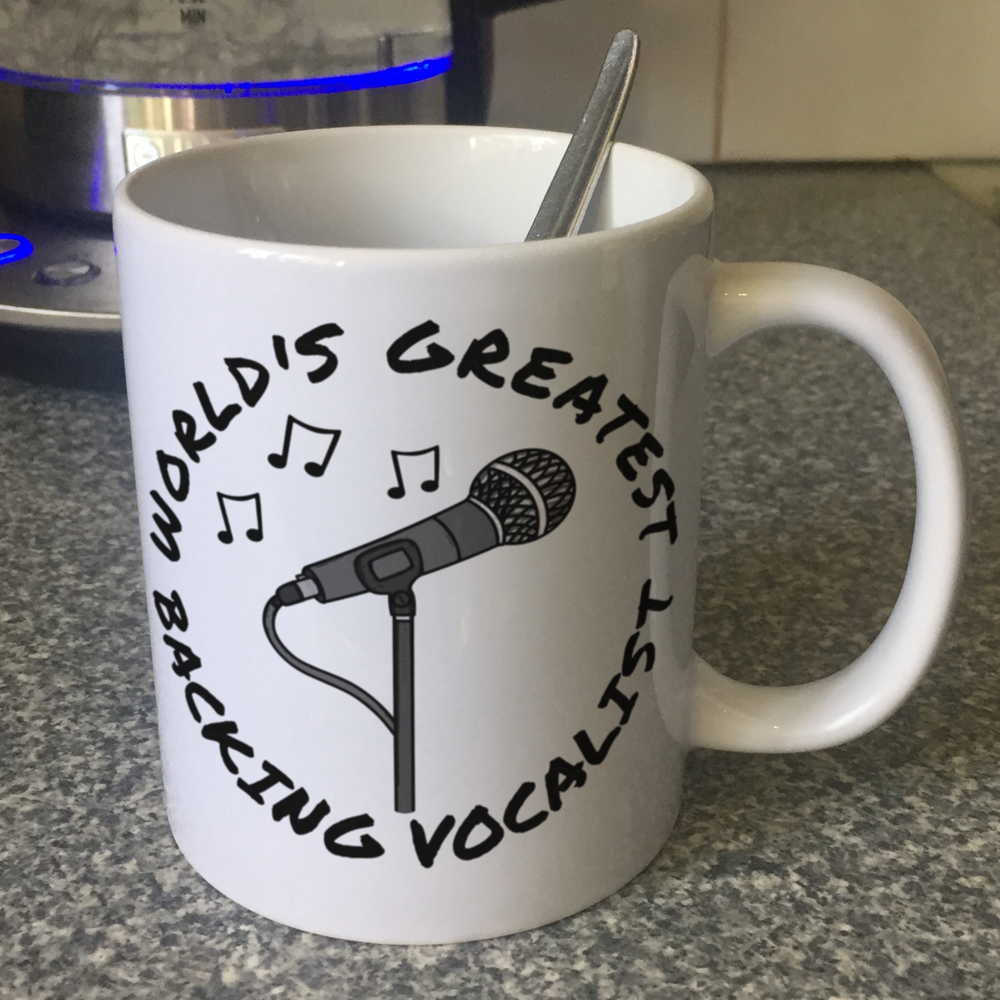 Backing Singer Mug - World's Greatest Backing Vocalist - Singing Teacher Gift