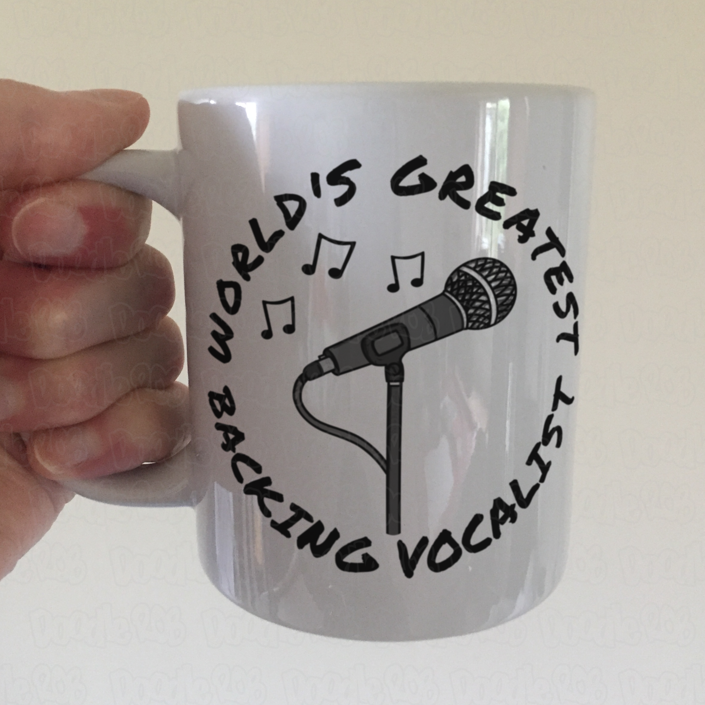 Backing Singer Mug - World's Greatest Backing Vocalist - Singing Teacher Gift