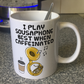 Sousaphone Coffee Mug - I Play Sousaphone Best When Caffeinated - Sousaphonist Brass Musician Gift