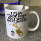 Tenor Horn Coffee Mug - I Play Tenor Horn Best When Caffeinated - Brass Musician Gift