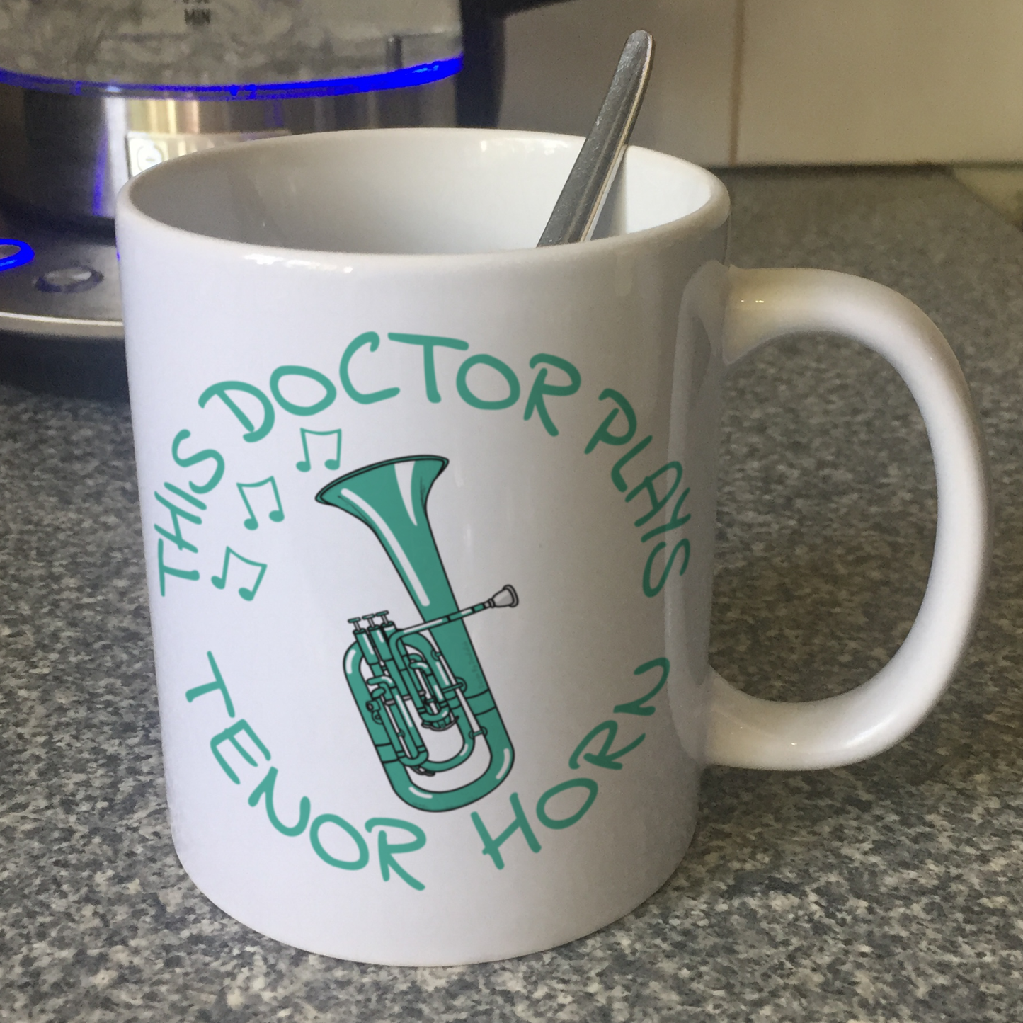 Doctor Tenor Horn Mug - This Doctor Plays Tenor Horn - Brass Musician Gift For Doctor