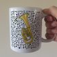 Tenor Horn Musical Notes Mug - Gift For Horn Player - Brass Musician Gift