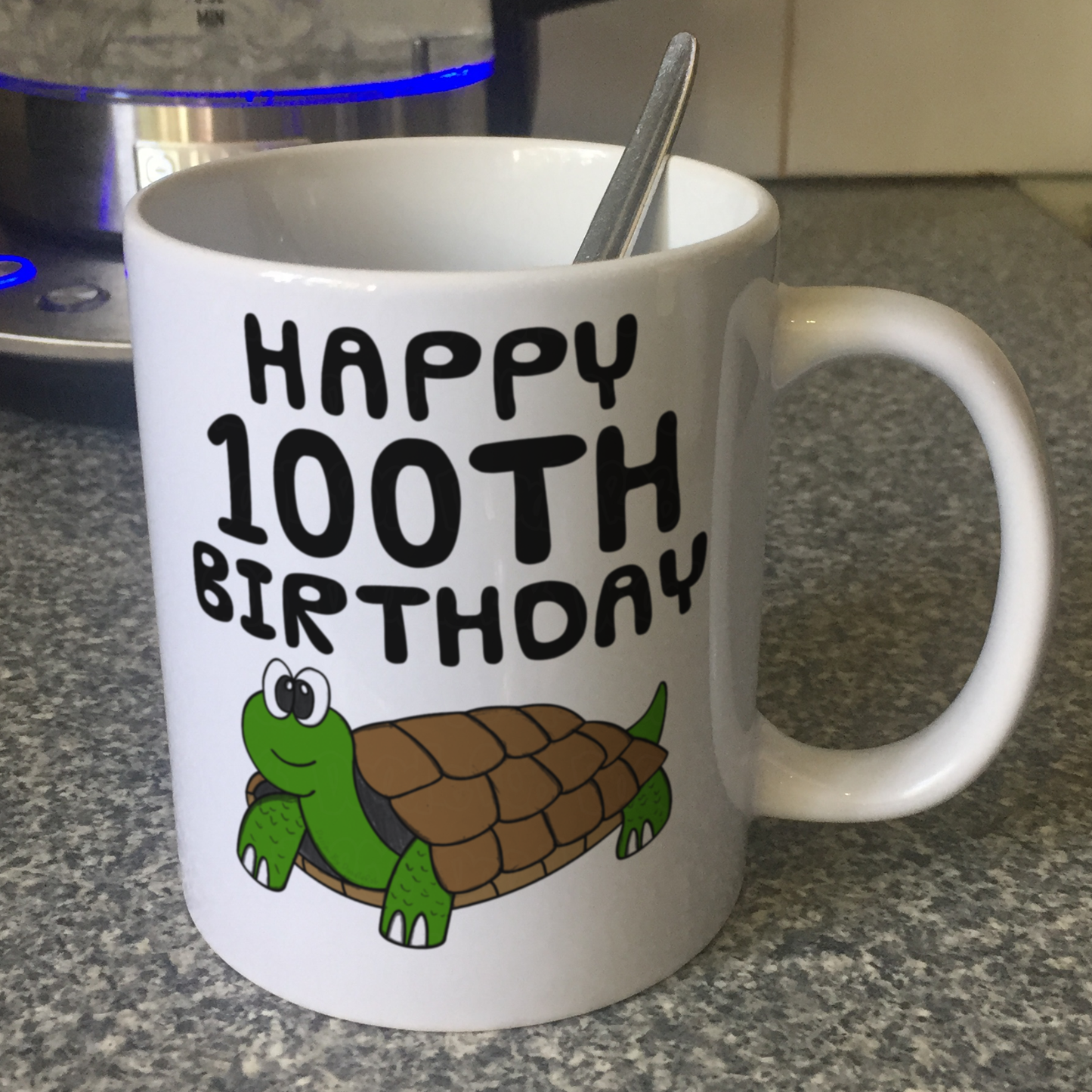 100th Birthday Mug - Funny Tortoise Mug - 100th Birthday Gift For Nature Lover