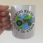 Funny Farmer Mug - Farming Makes The World Go Round - Vintage Tractor Mug - Earth Day Gift