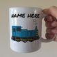 Diesel Train Personalised Mug (Blue) - Custom Train Mug - Rail Enthusiast Gift
