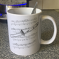Trombone Music Notation Mug - Gift For Trombonist - Brass Musician Gift