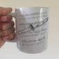 Trombone Music Notation Mug - Gift For Trombonist - Brass Musician Gift