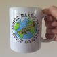Trumpet Mug - Trumpet Makes The World Go Round - Gift For Trumpeter - Brass Musician Gift