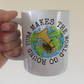 Tuba Mug - Tuba Makes The World Go Round - Gift For Tubaist - Brass Musician Gift