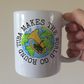 Tuba Mug - Tuba Makes The World Go Round - Gift For Tubaist - Brass Musician Gift