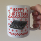 Sound Engineer Christmas Mug (Ugly Sweater Style) - Xmas Gift For Sound Guy - Church Sound Team Gift
