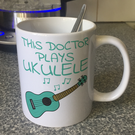 Doctor Ukulele Mug - This Doctor Plays Ukulele - Ukulelist Gift For Doctor