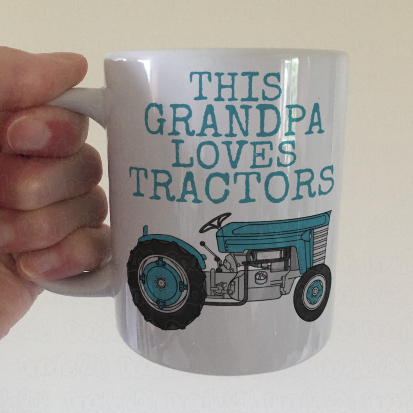 Tractor Father's Day Mug - This Grandpa Loves Tractors - Gift For Farmer