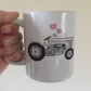 Vintage Tractor Wedding Mug - Gift For Farmer