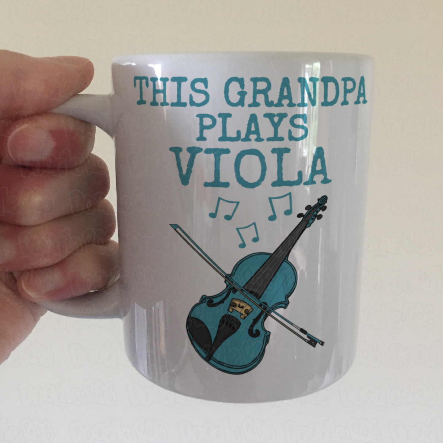 Viola Father's Day Mug - This Grandpa Plays Viola - Violist Musician Gift
