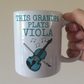 Viola Father's Day Mug - This Grandpa Plays Viola - Violist Musician Gift