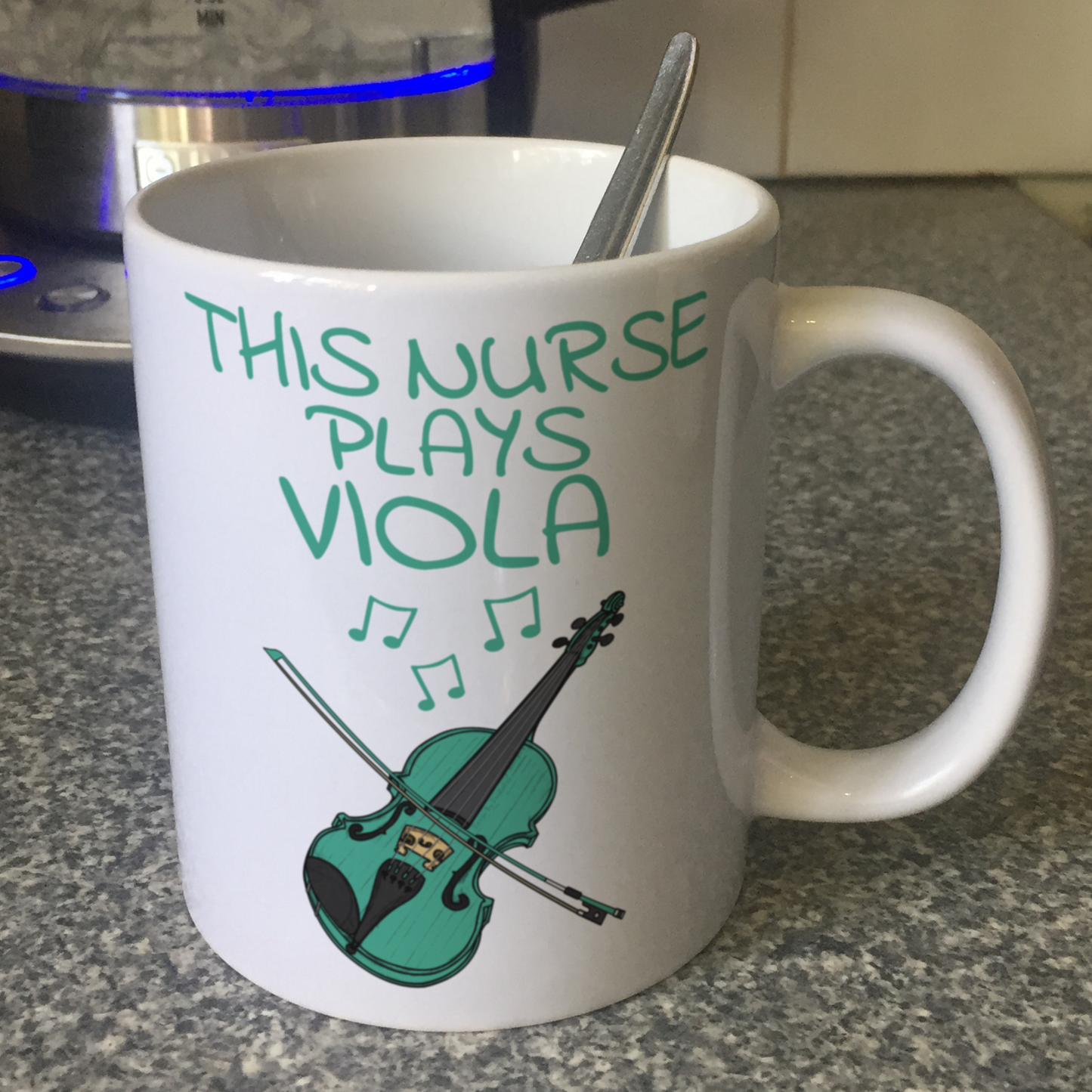 Nurse Viola Mug - This Nurse Plays Viola - Violist Gift For Nurse