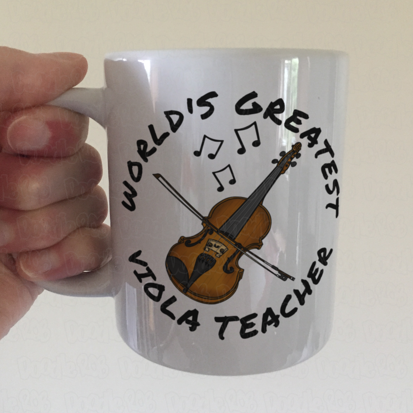 Viola Teacher Mug - World's Greatest Viola Teacher - String Teacher Gift