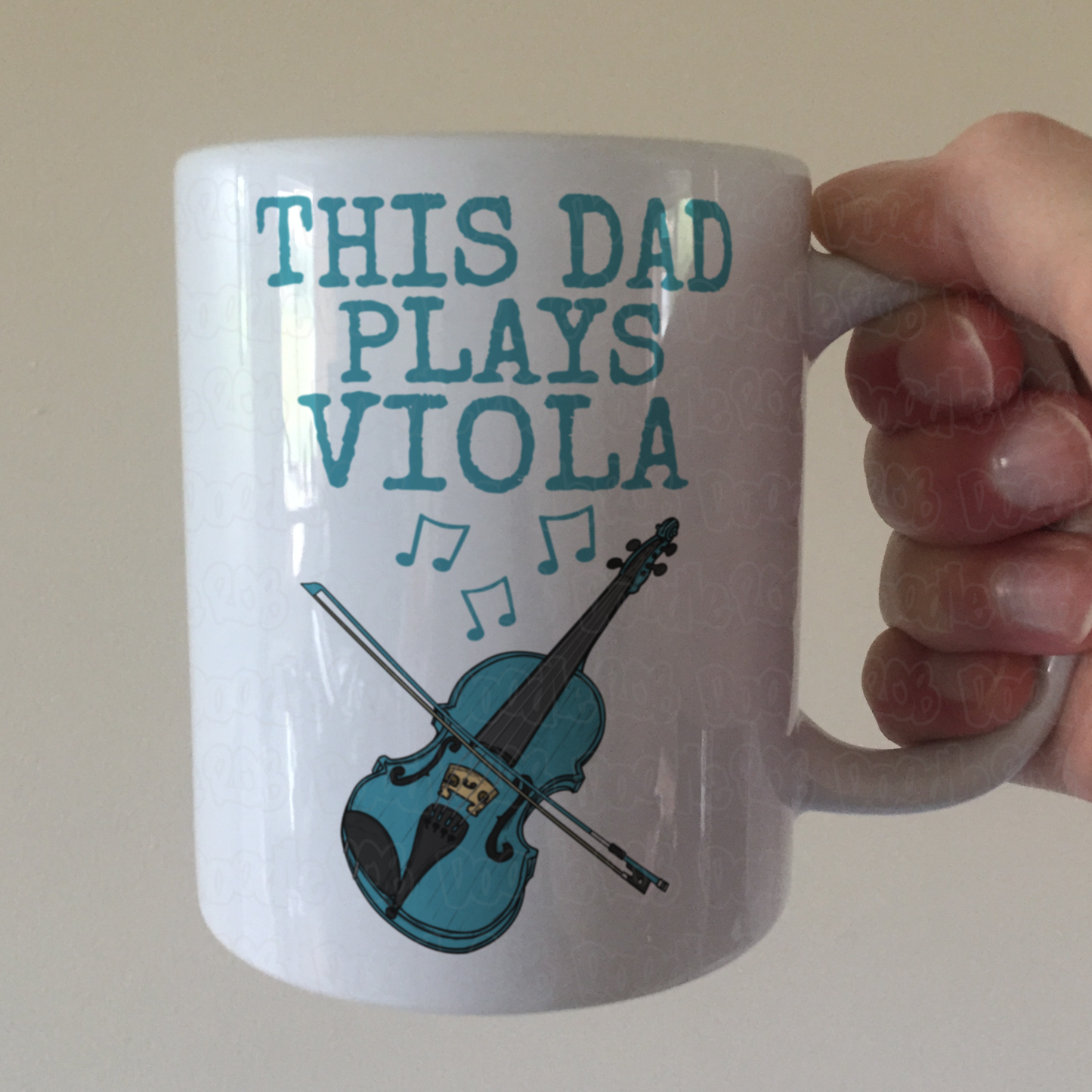 Viola Father's Day Mug - This Dad Plays Viola - Violist Musician Gift