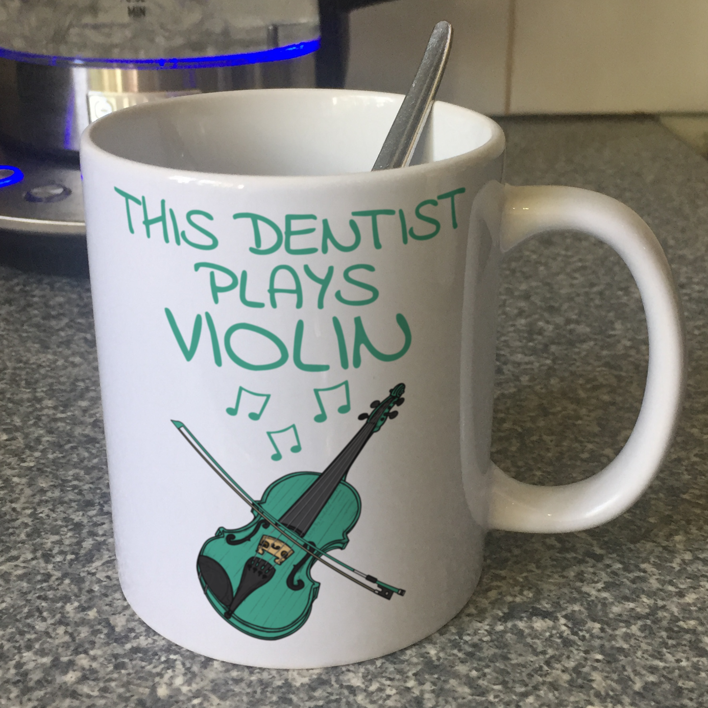 Dentist Violin Mug - This Dentist Plays Violin - Violinist Gift For Dentist