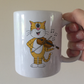 Cat Playing Violin Mug - Funny Violinist Mug - Music Teacher Gift For Cat Lover