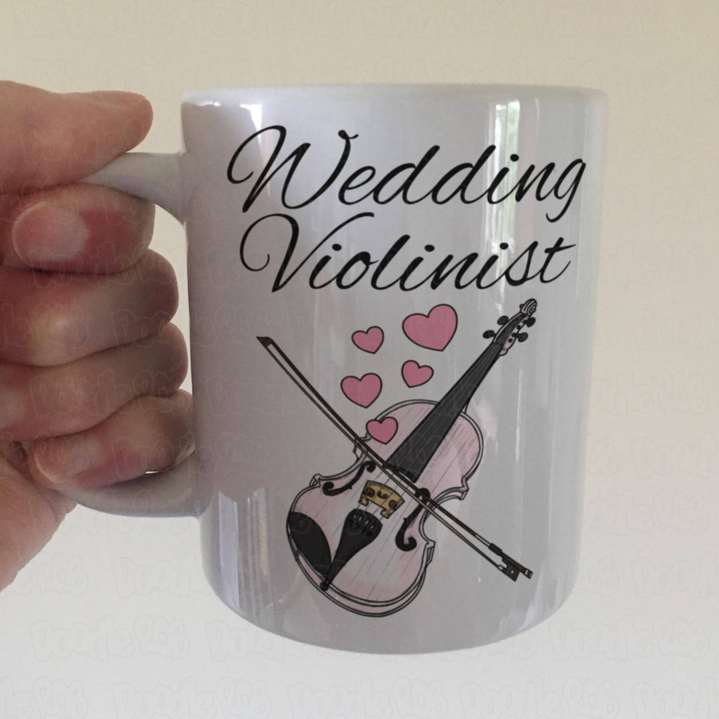Violin Wedding Mug - Violinist Musician Gift