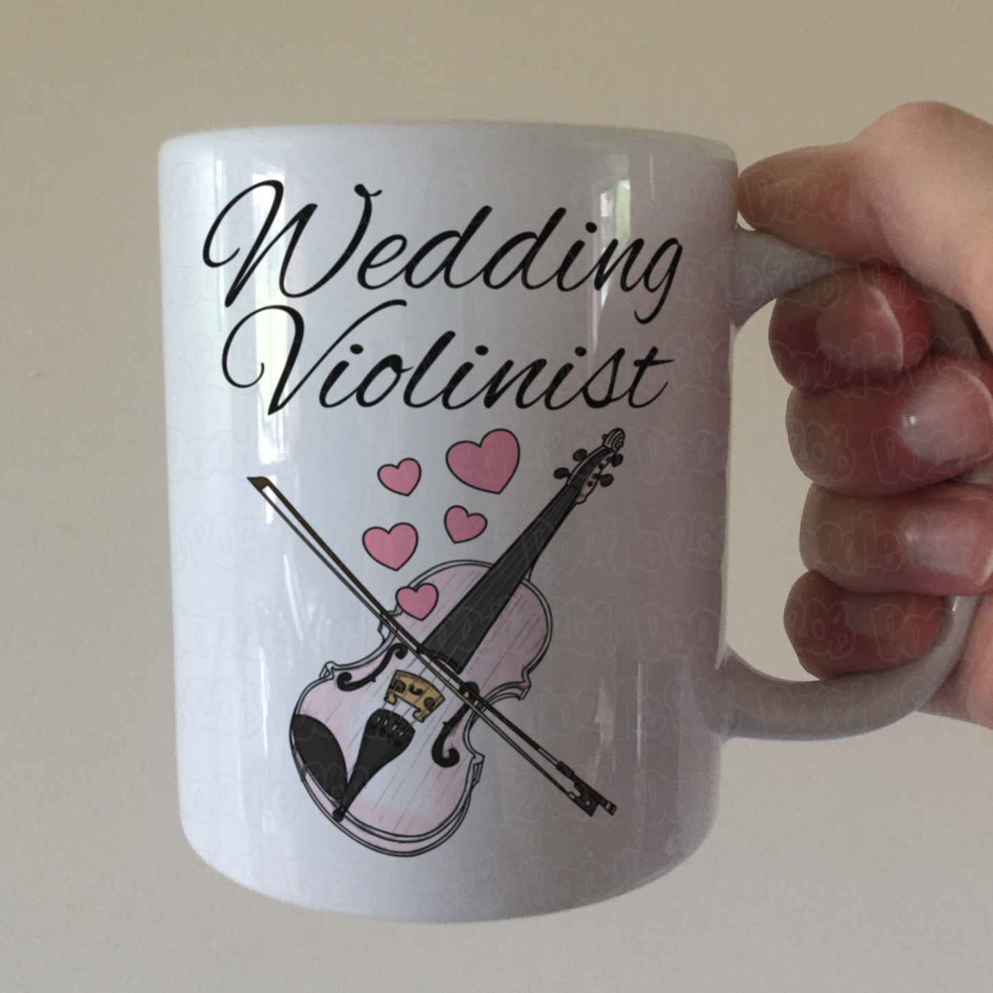 Violin Wedding Mug - Violinist Musician Gift